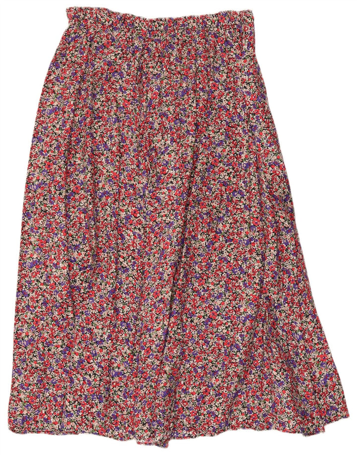 Fustă în formă de A pentru femei Zara, mare W32, multicoloră, florală
