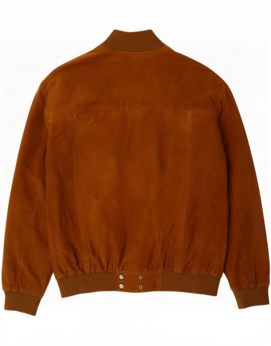 Bomber vintage pentru bărbați din piele intoarsa IT 60 5XL din piele maro