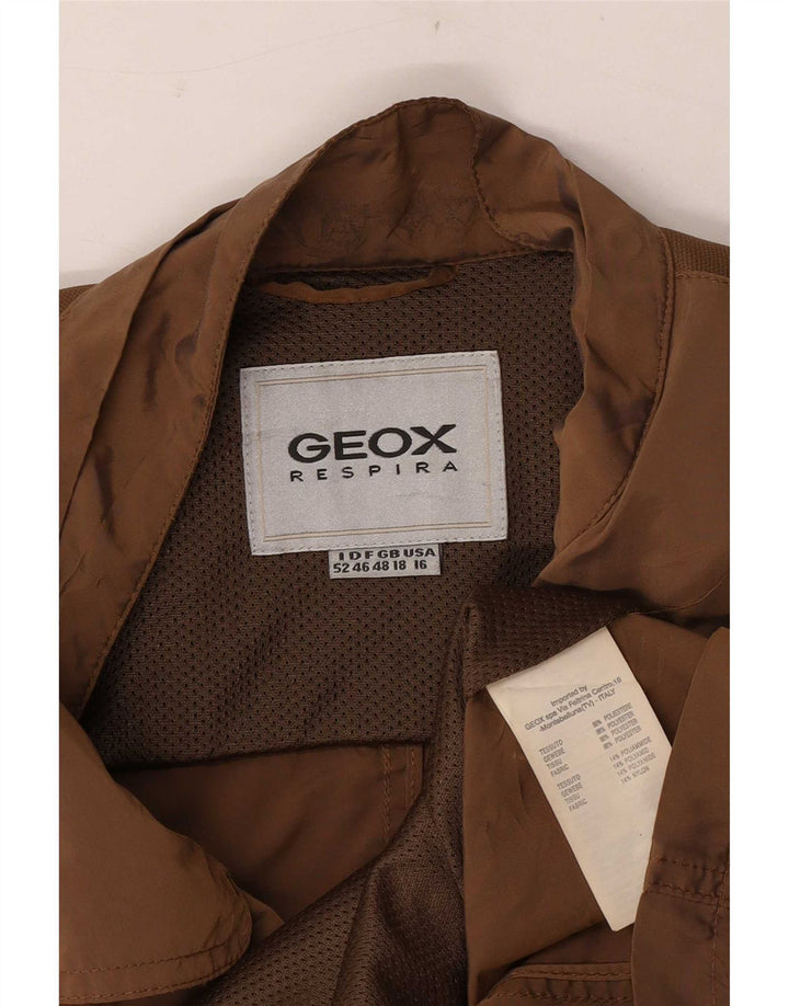 Geacă Geox pentru femei Respira Utility UK 18 XL Maro Poliester