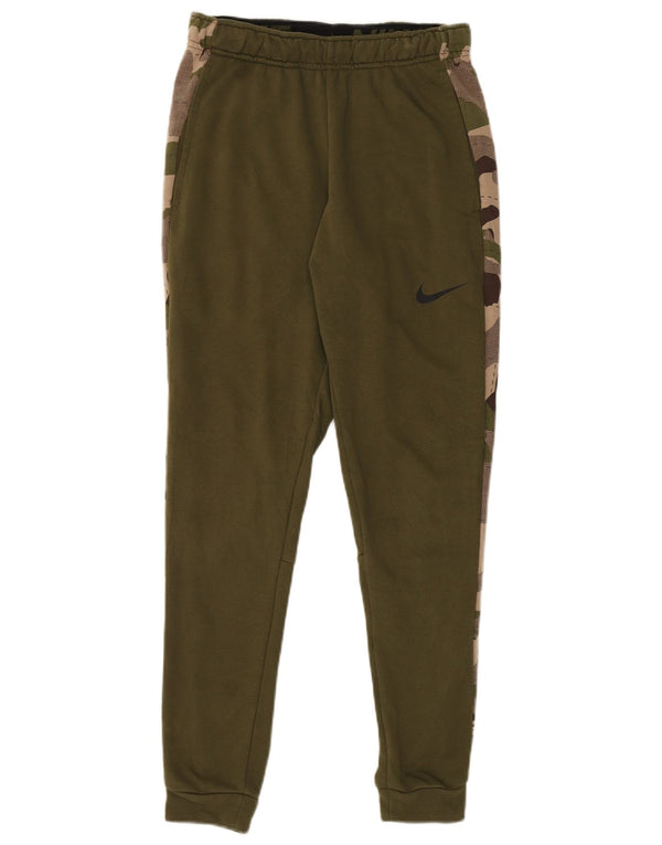 Pantaloni de trening Nike Dri Fit pentru femei Pantaloni de jogging UK 10 Camuflaj kaki mic