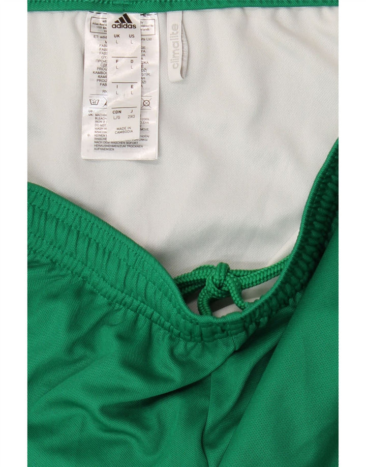 Pantaloni scurți sport adidas Climalite pentru bărbați, mari, verde, poliester