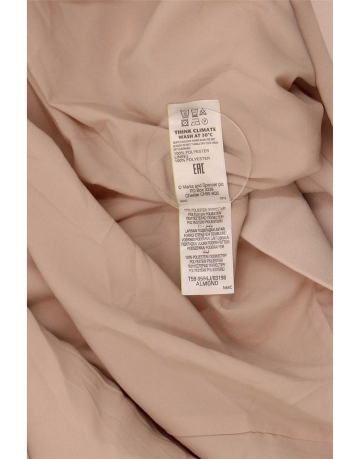 Jachetă pentru femei Marks & Spencer cu mâneci 3/4 deschise, UK 24 4XL, roz