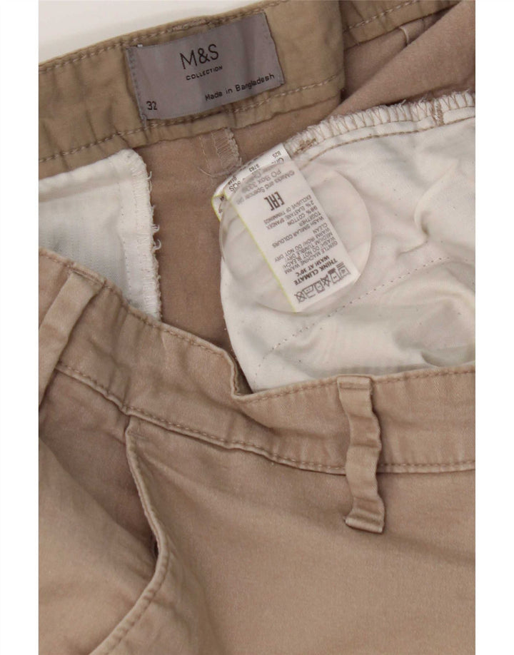 Pantaloni scurți chino pentru bărbați Marks & Spencer W32, bumbac gri mediu