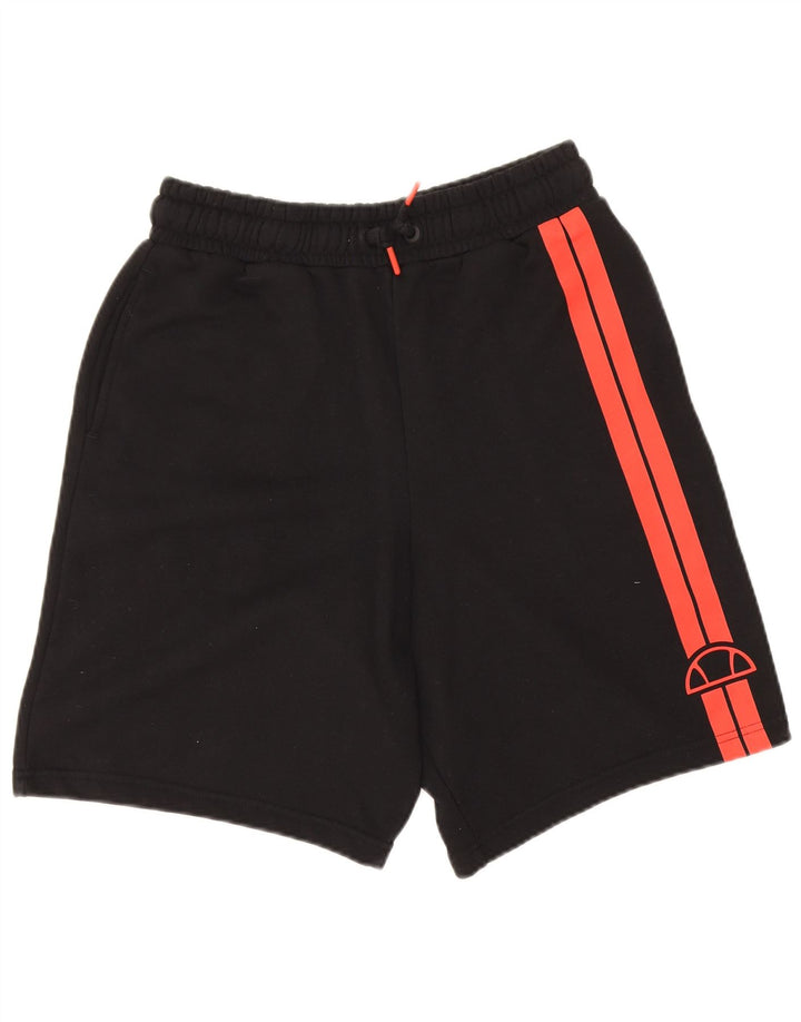 Pantaloni scurți sport Ellesse pentru bărbați, bumbac cu dungi negre mici