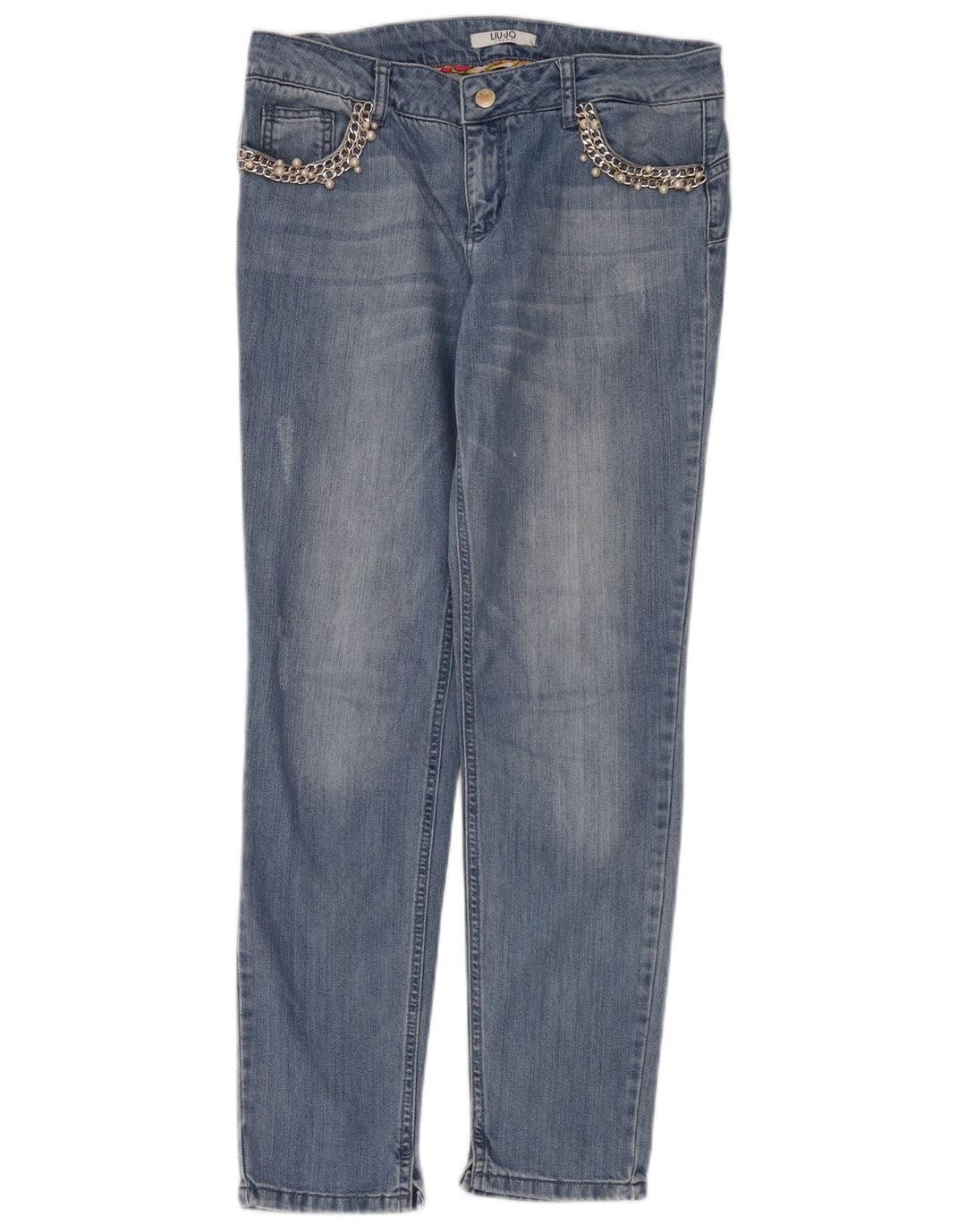 Blugi slim pentru femei Liu Jo W32 L30 albastru