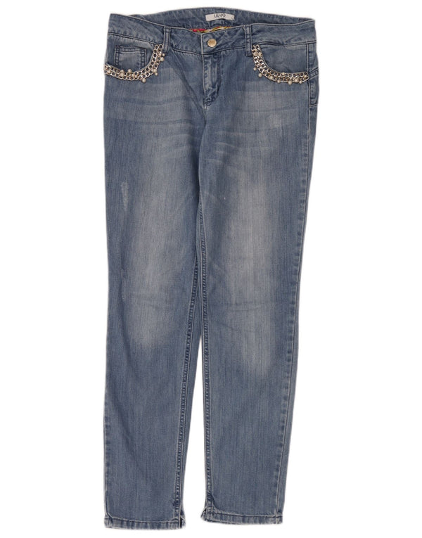 Blugi slim pentru femei Liu Jo W32 L30 albastru