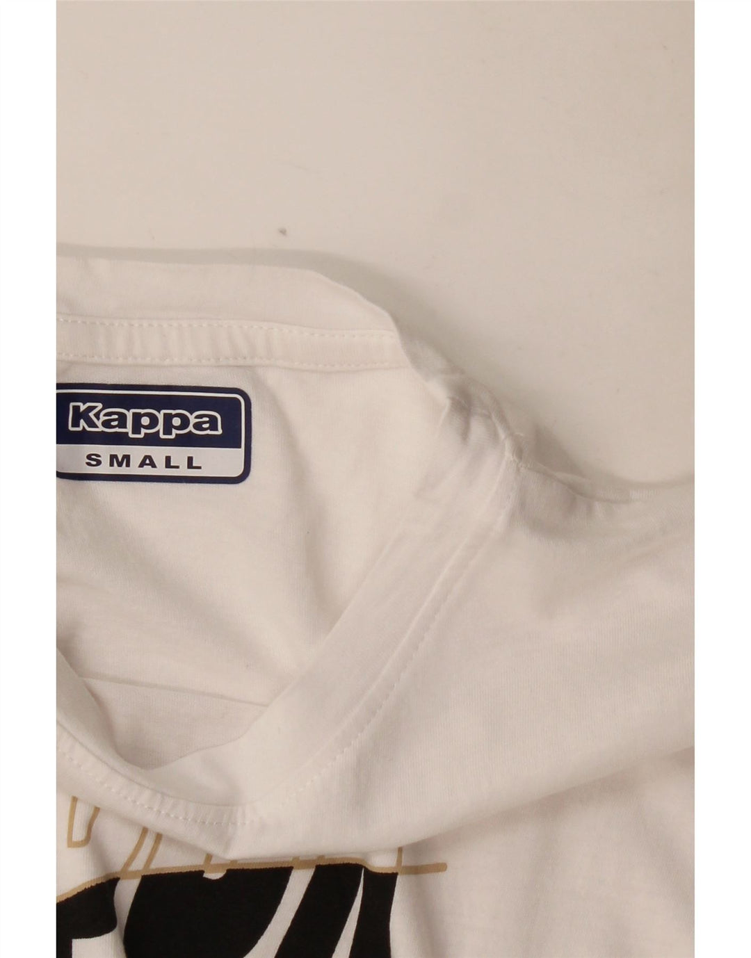 Tricou grafic KAPPA pentru femei Top UK 10 Small White