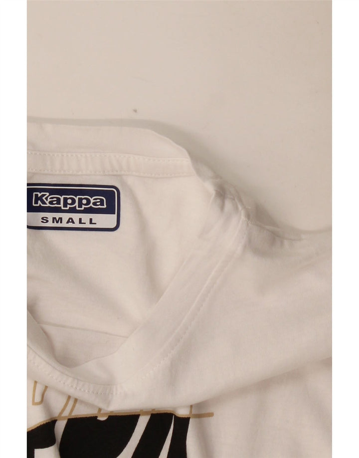 Tricou grafic KAPPA pentru femei Top UK 10 Small White