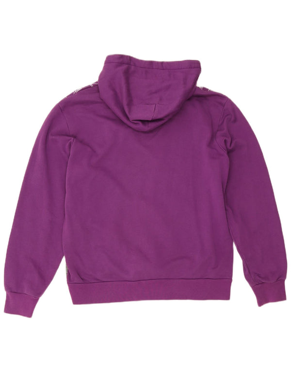 Pulover pentru bărbați Puma Graphic Hoodie Jumper mare violet din bumbac color bloc