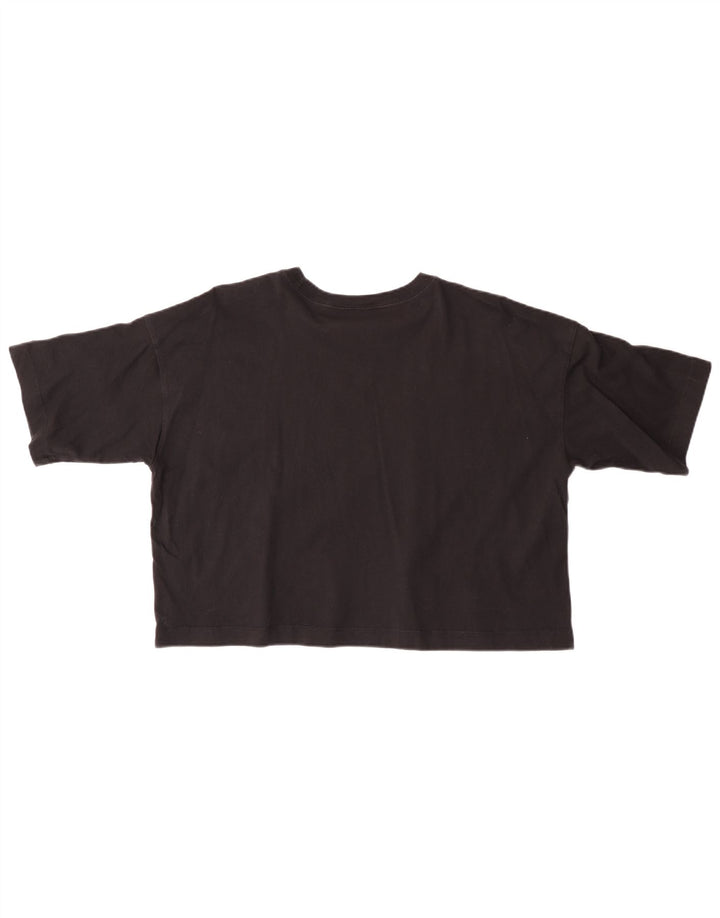 Tricou crop pentru femei CHAMPION Top UK 14 Medium Negru