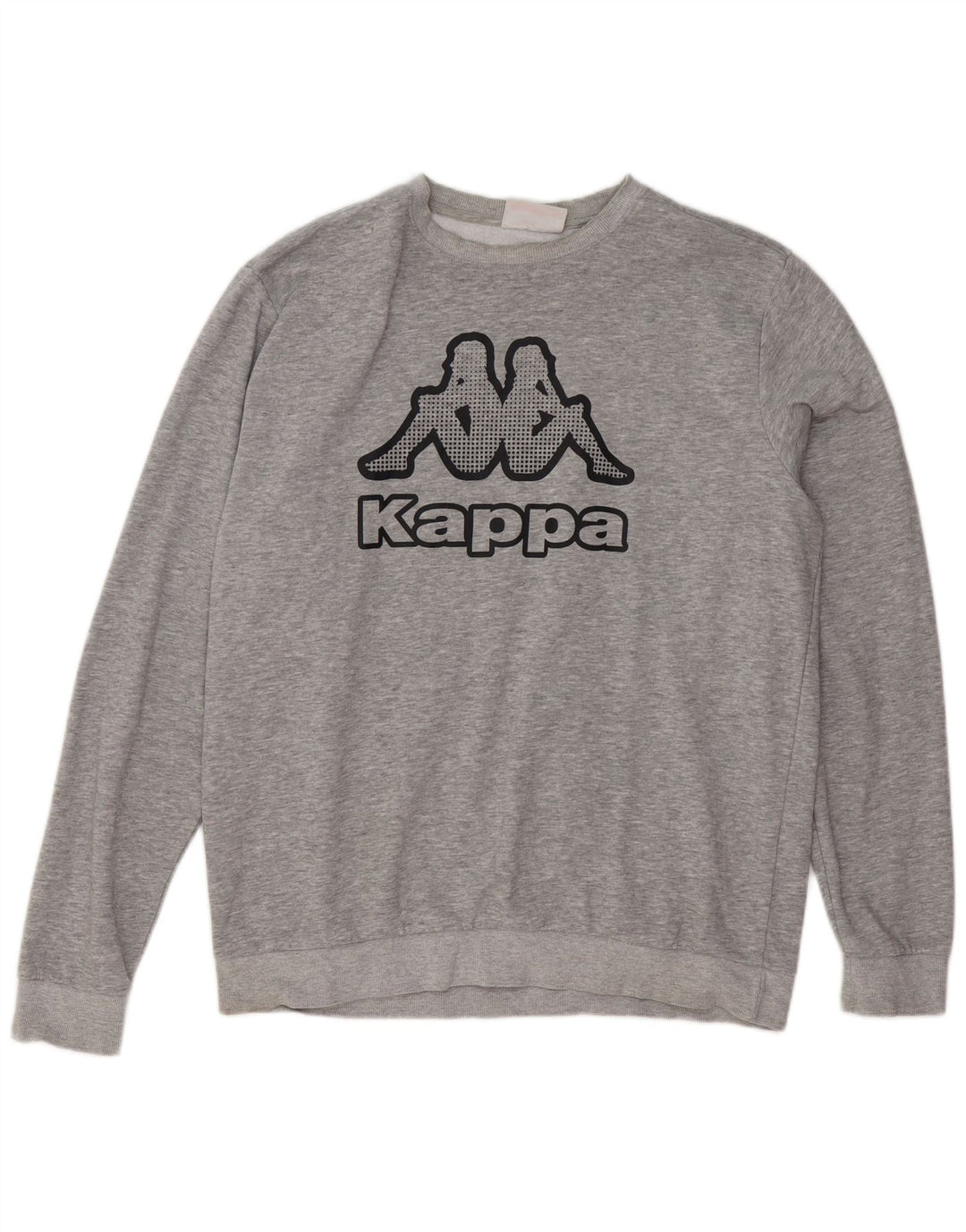 Hanorac grafic pentru bărbați Kappa Jumper XL, bumbac cu pete gri