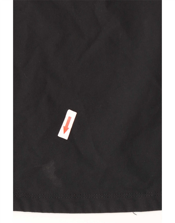 Top de trening The North Face pentru bărbați, cu fermoar și gât, color block, negru