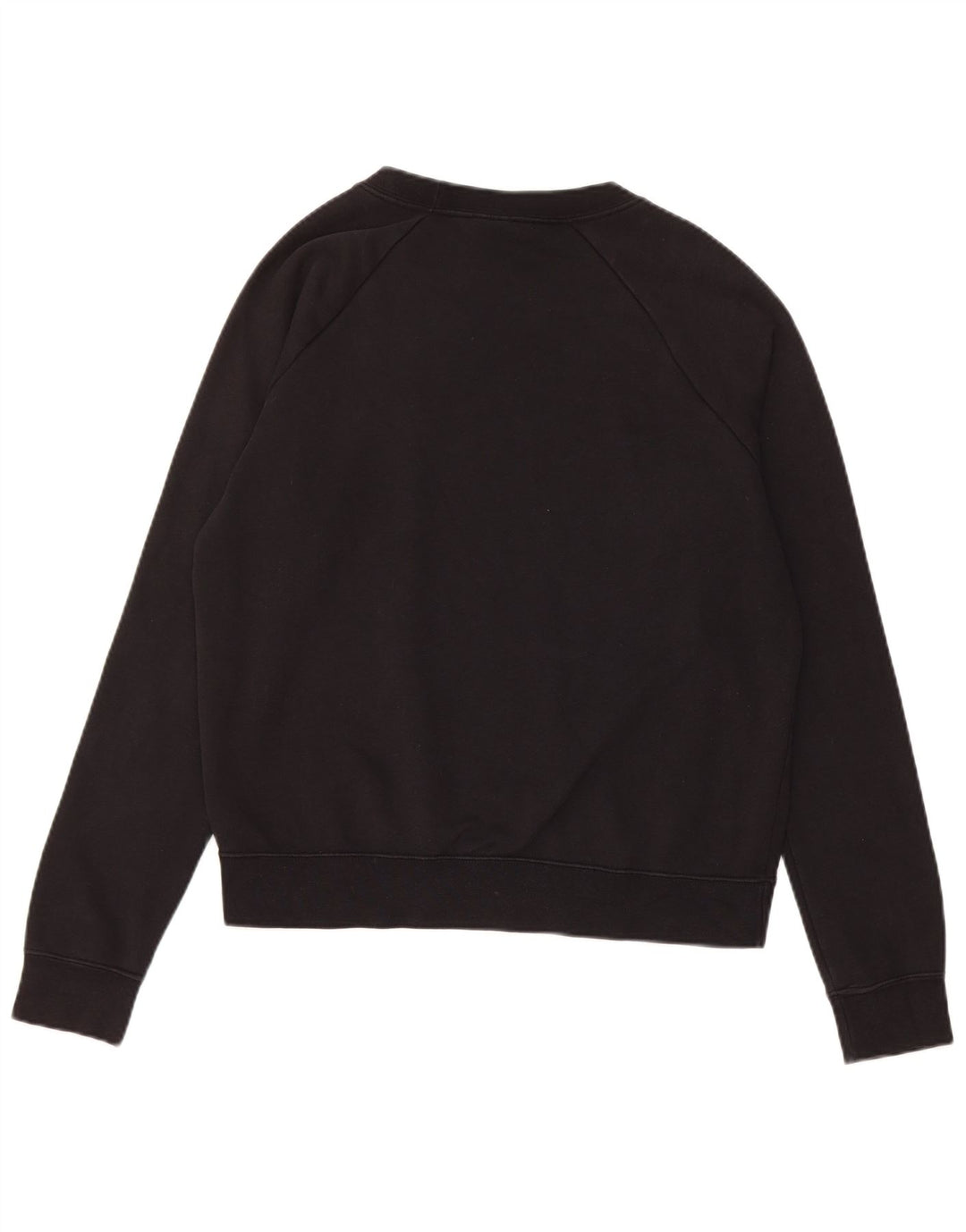 Pulover supradimensionat cu grafic Nike pentru femei UK 12 Bumbac negru mic