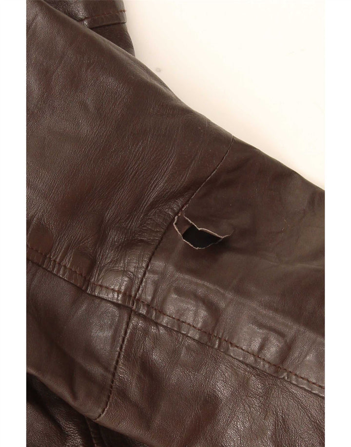 Jack & Jones jachetă de piele pentru bărbați UK 40 mare maro