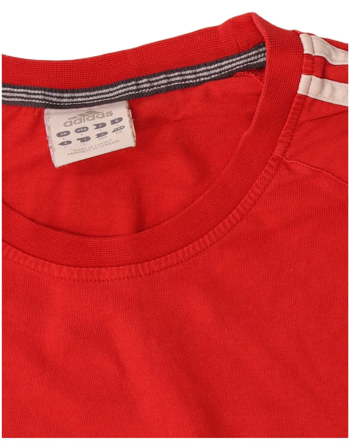 Tricou pentru bărbați Adidas Top mare bumbac roșu