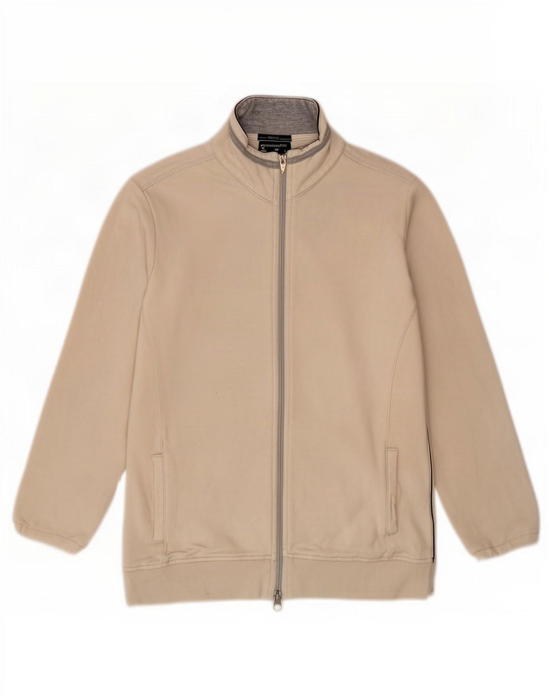 Jachetă de top pentru trening pentru femei Champion Easy Fit UK 14 Medium Off White