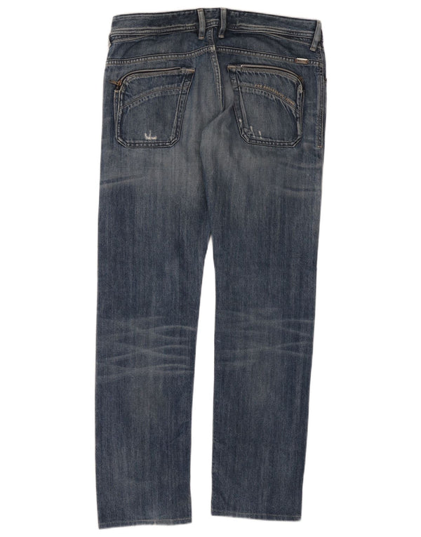 Blugi Distressed Straight Poiak pentru bărbați Diesel W33 L34 Bumbac albastru
