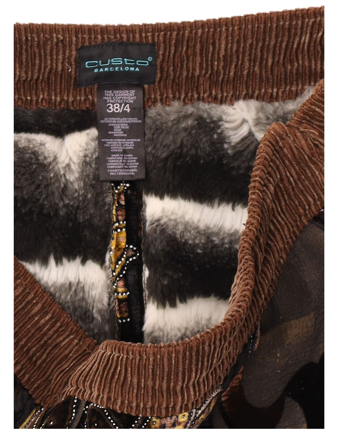 Fusta Mini Femei Custo Barcelona EU 38 Medium W32 Multicolor Floral