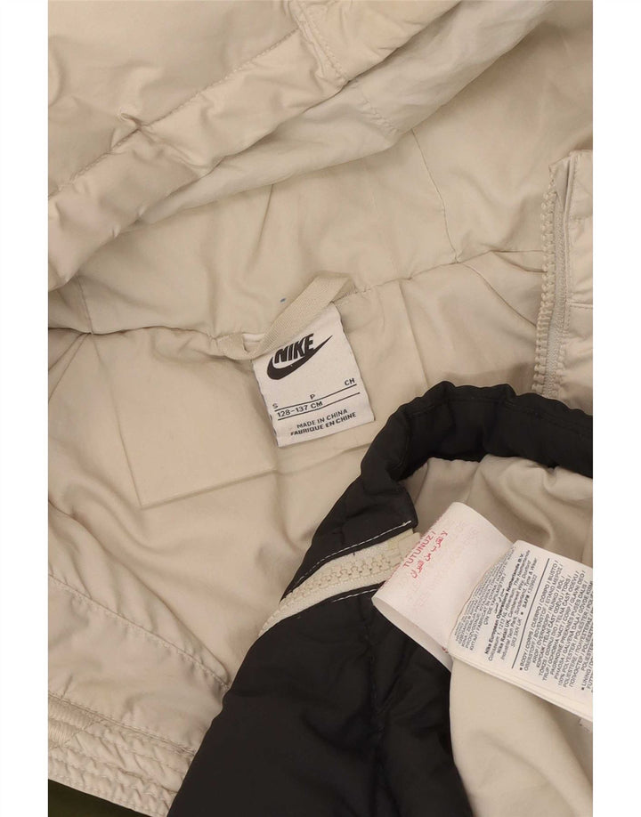 Jachetă căptușită cu glugă Nike pentru băieți 8-9 ani, mică, multicoloră