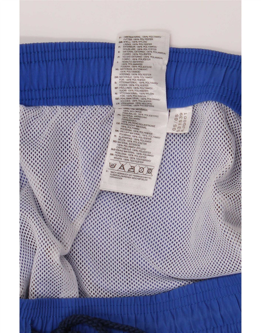 Pantaloni scurți de înot Adidas pentru bărbați 2XL, poliester albastru