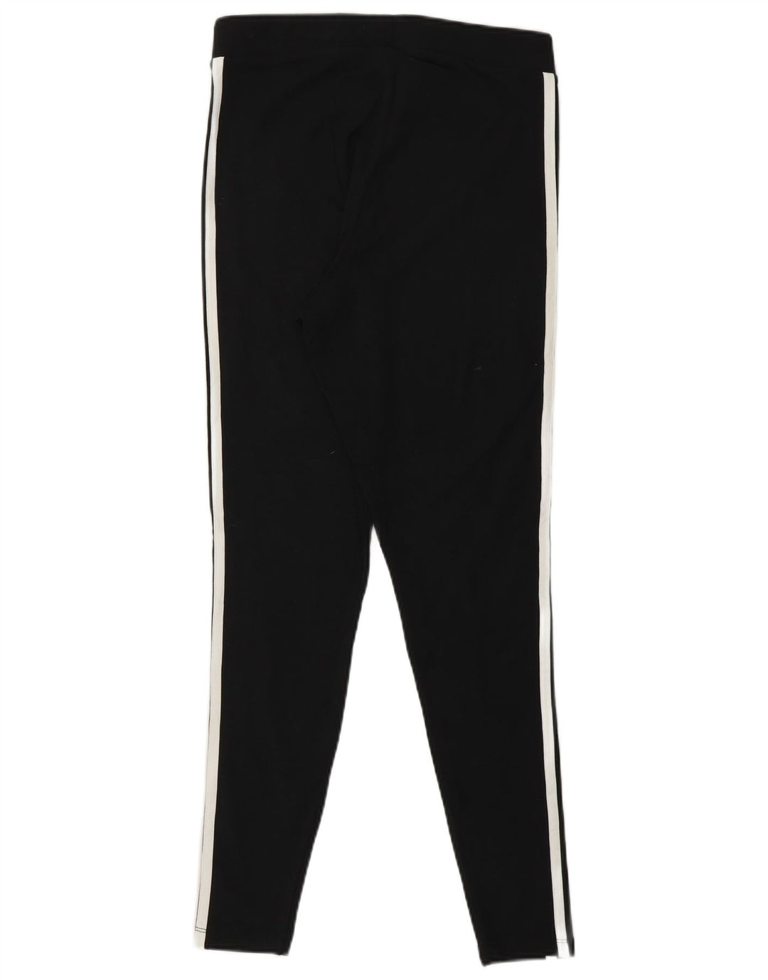 Leggings pentru femei Adidas UK 14, bumbac cu dungi negre medii