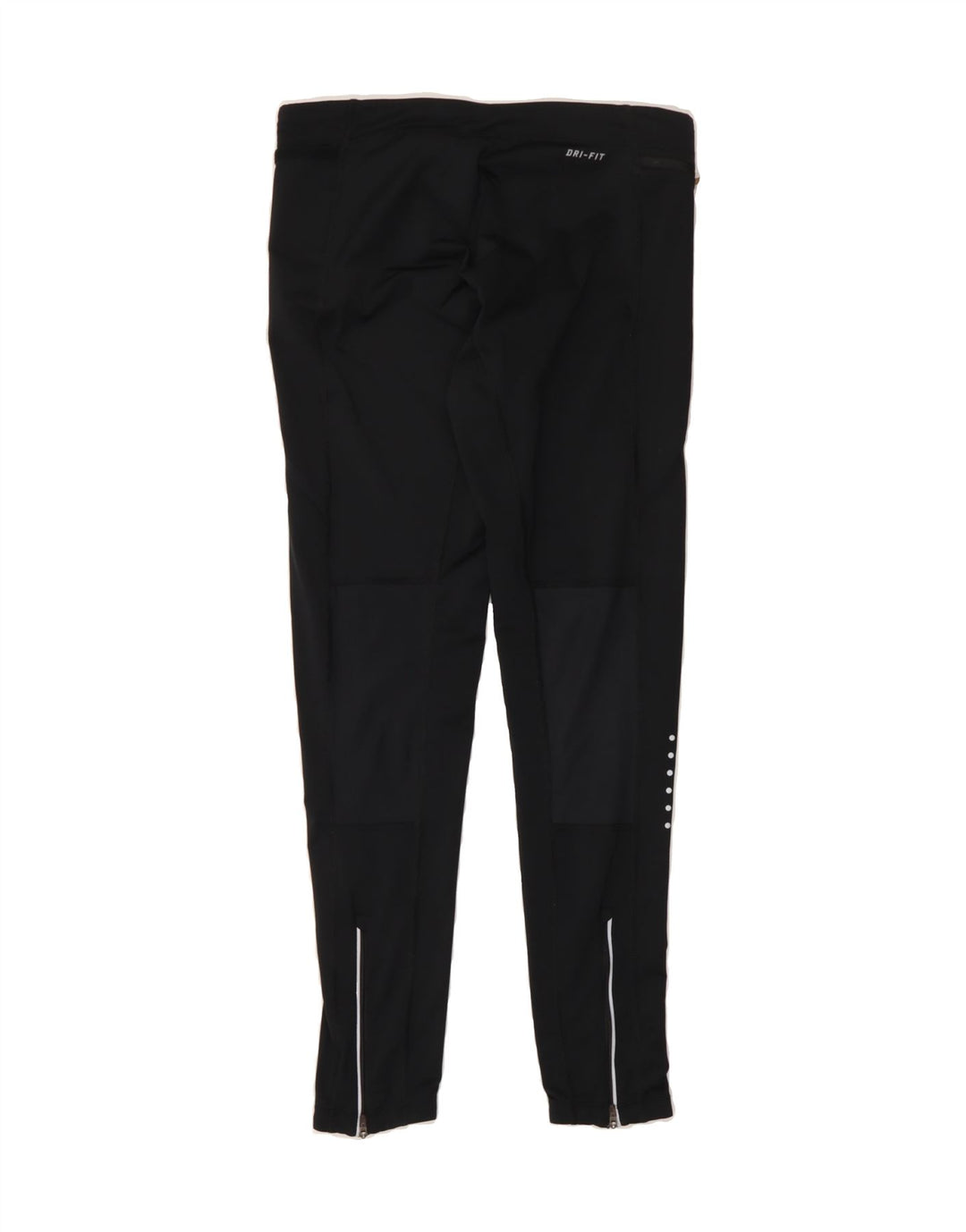 NIKE Womens Dri Fit Leggings UK 12 Medium Black Polyester Vintage Nike and Second-Hand Nike from Messina Hembry 