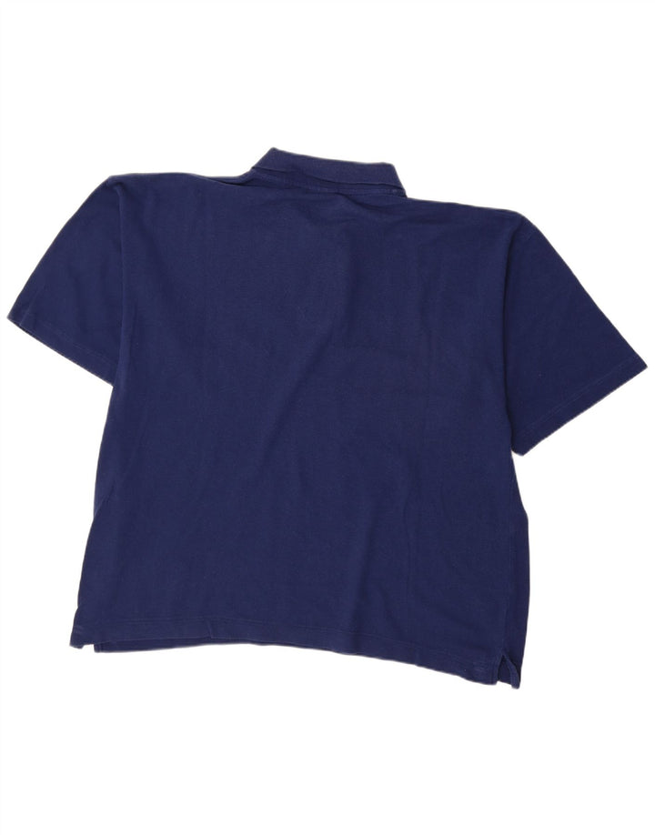 Tricou polo pentru bărbați REEBOK XL, bumbac bleumarin