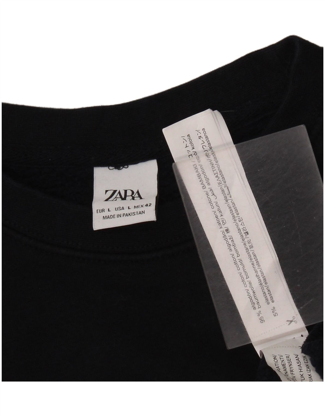 Pulover cu grafic pentru bărbați Zara, mare, albastru, bumbac, nautic