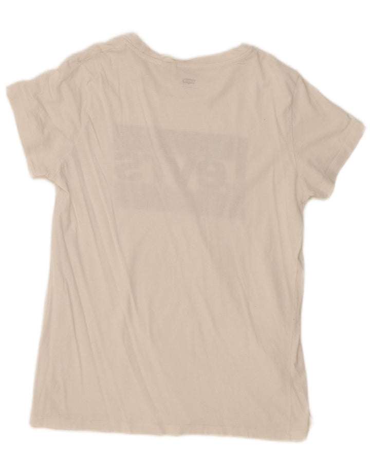 Tricou grafic Levi's pentru femei Top UK 12 Medium White