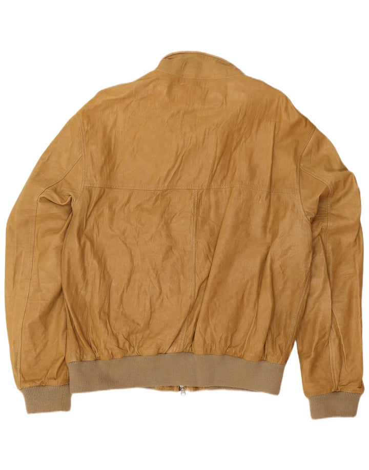 Geaca de piele Massimo Rebecchi pentru femei IT 54 3XL Bej