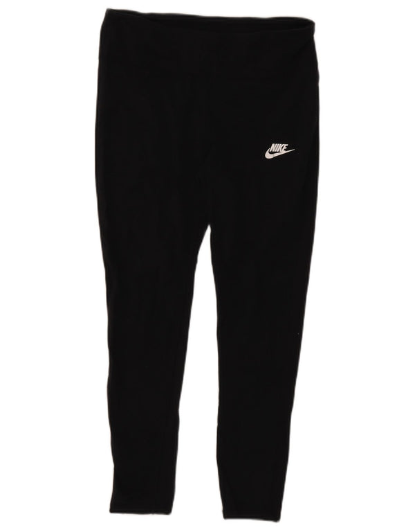 Leggings pentru femei Nike UK 18 XL bumbac negru