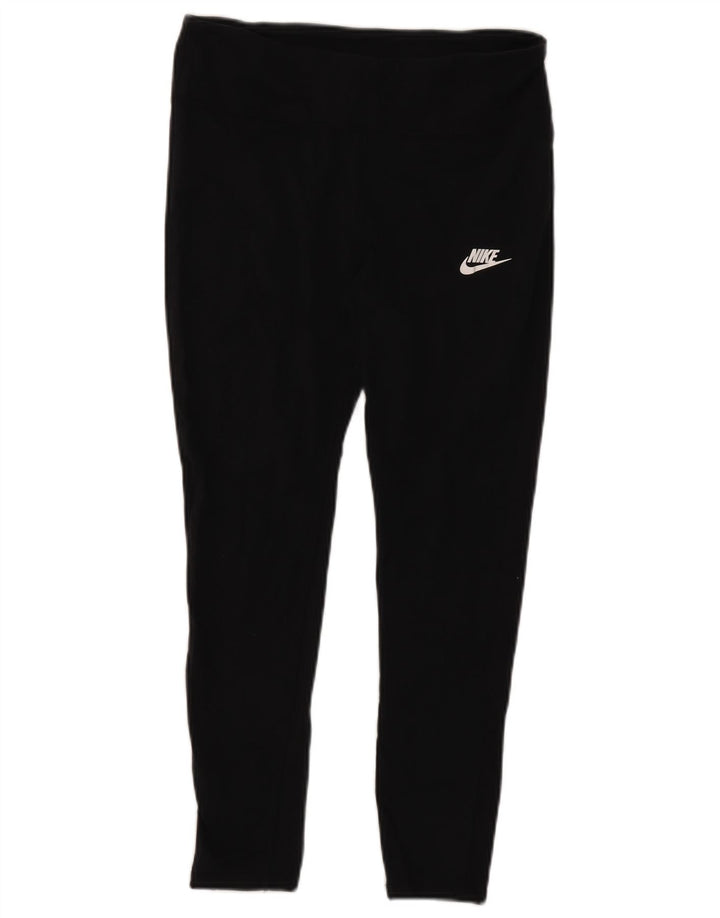 Leggings pentru femei Nike UK 18 XL bumbac negru