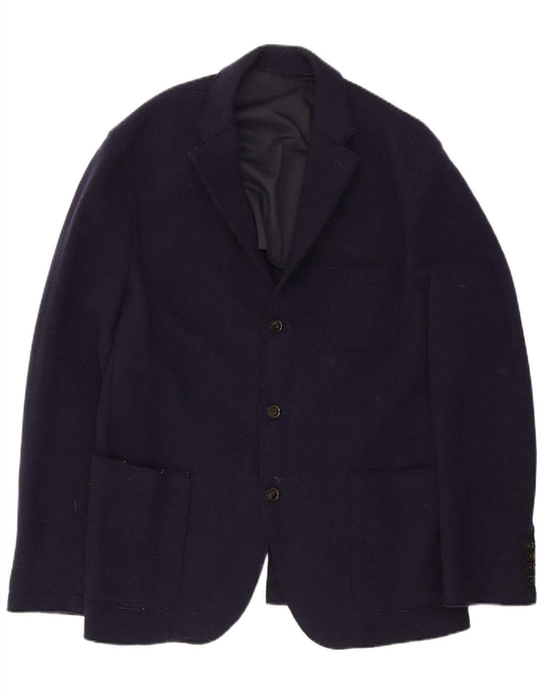 Jachetă pentru bărbați Tommy Hilfiger cu 3 nasturi IT 54 2XL Lână bleumarin