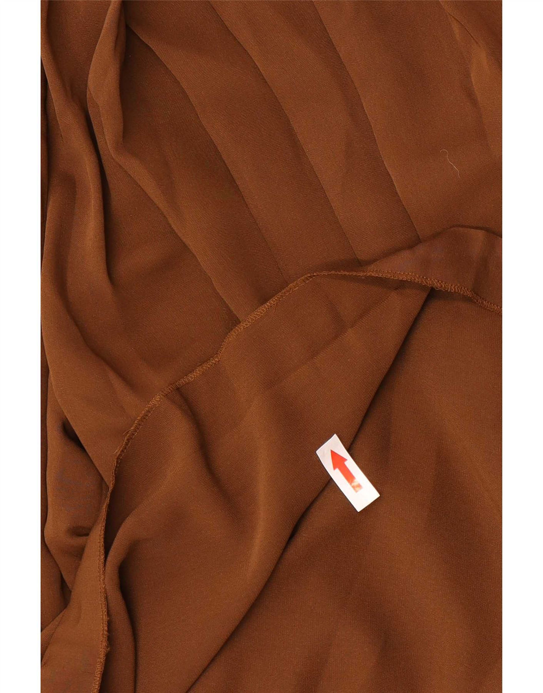 Massimo Dutti Pantaloni Capri pentru femei Cullotes L32 L22 Maro Poliester