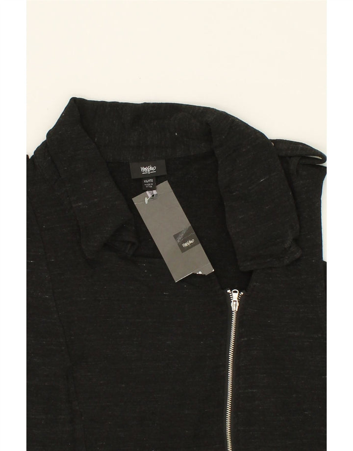 MOSSIMO Womens Gilet UK 20 2XL Grey Rayon Vintage Mossimo and Second-Hand Mossimo from Messina Hembry 