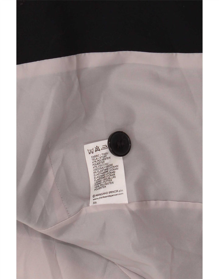 Palton pentru femei Marks & Spencer, cu ajustare standard, UK 12, mediu bleumarin