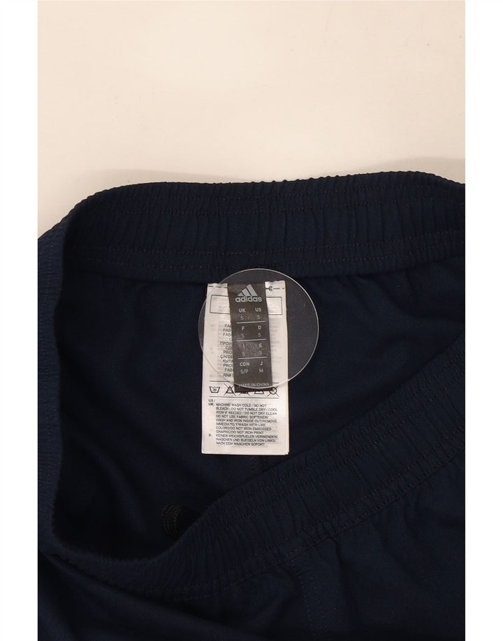 Pantaloni scurți sport grafic Adidas pentru bărbați, poliester mici, albastru