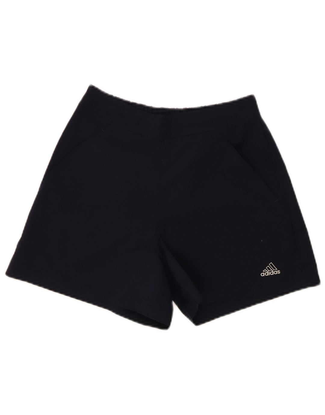Pantaloni scurți sport Adidas pentru femei UK 8 Small Bleumarin Poliester