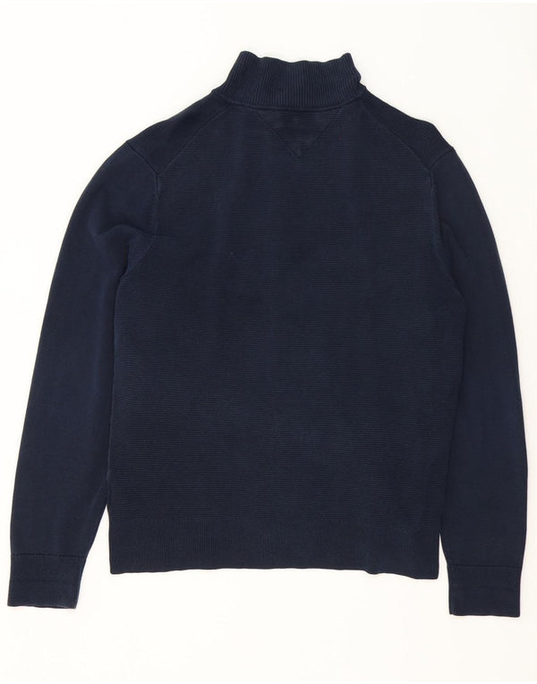 Pulover cardigan pentru bărbați Tommy Hilfiger XL, bumbac bleumarin