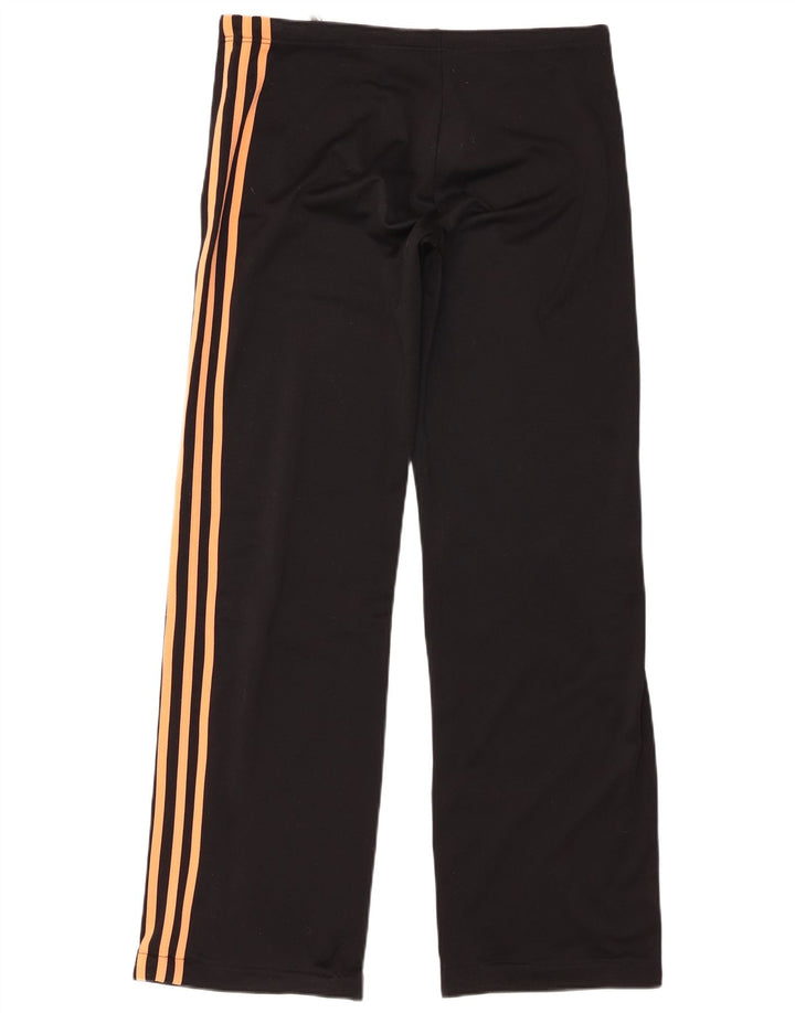 Pantaloni de trening Adidas pentru femei UK 16 Poliester negru mare