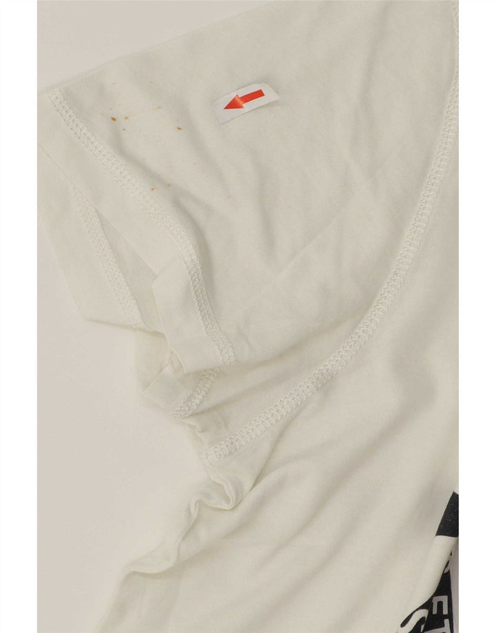 Tricou grafic pentru bărbați Napapijri Top Medium White Bumbac