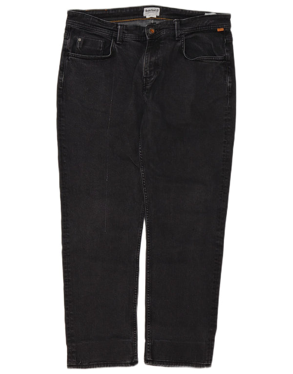 Blugi drepti pentru bărbați Timberland W35 L29 bumbac negru