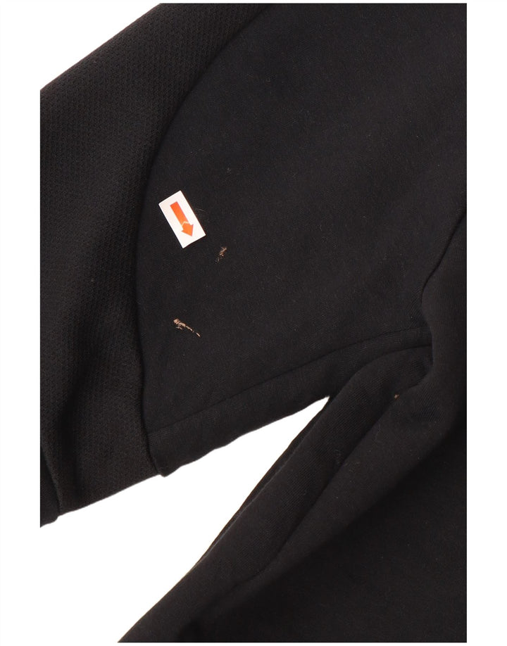 Pulover PUMA pentru femei cu fermoar, UK 14, bumbac mediu negru