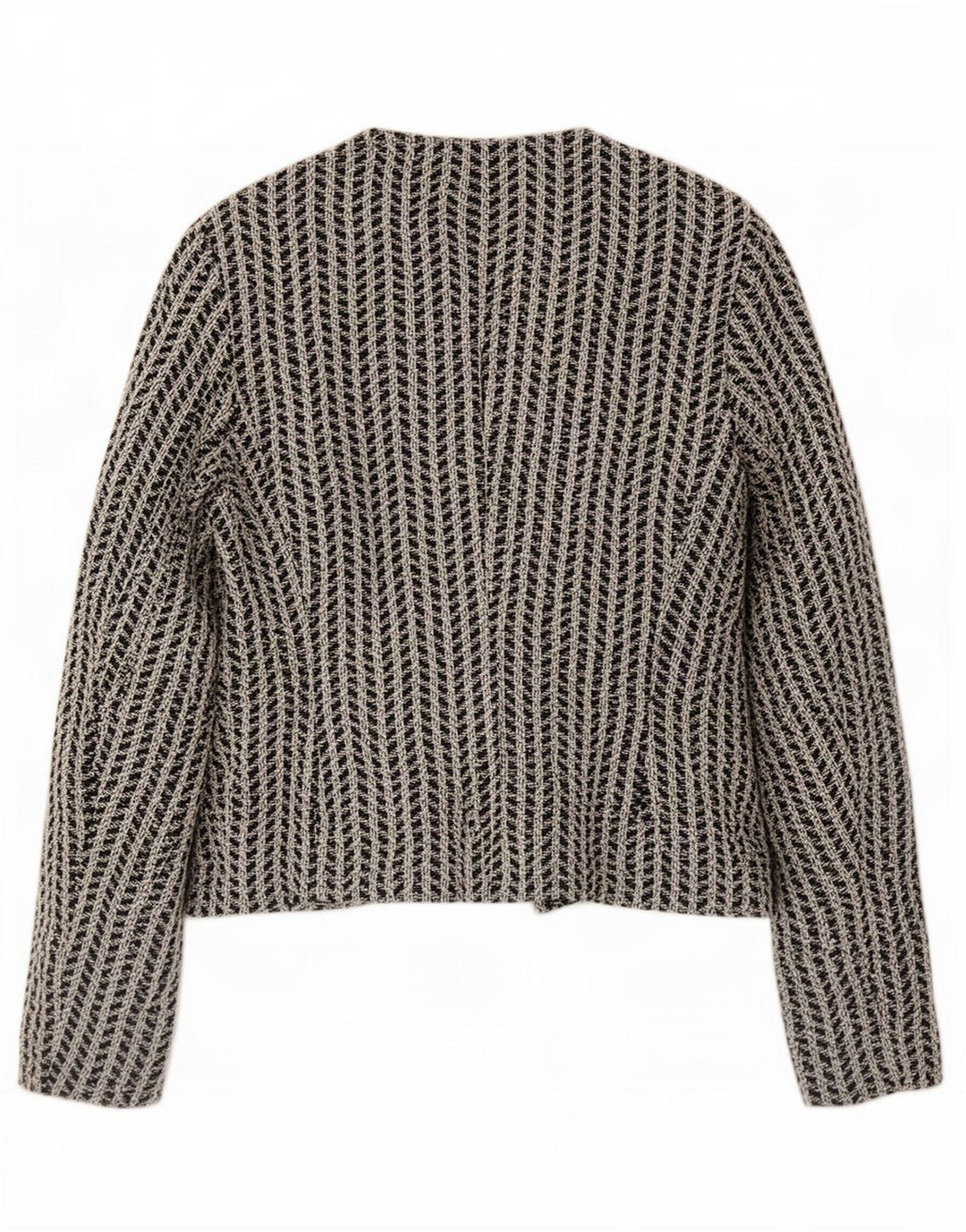 Jachetă Blazer Oversized Open pentru femei Hugo Boss UK 10 Small Negru Geometric