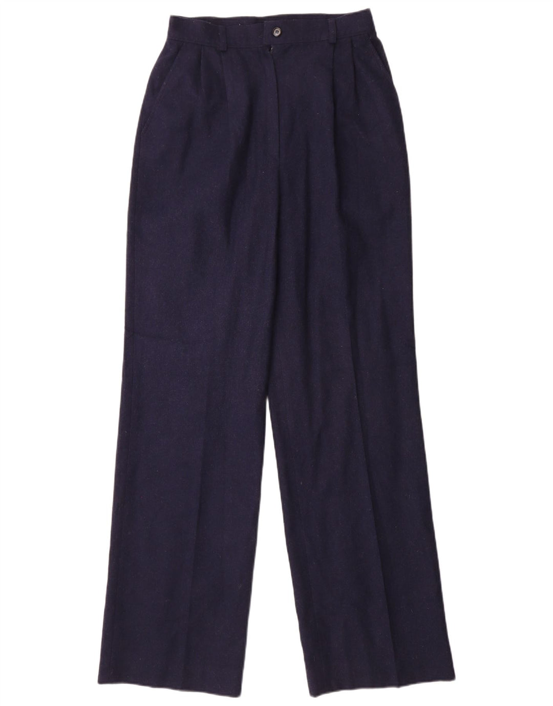 Pantaloni chino pentru femei Pendleton L26 L32 Lână virgină bleumarin
