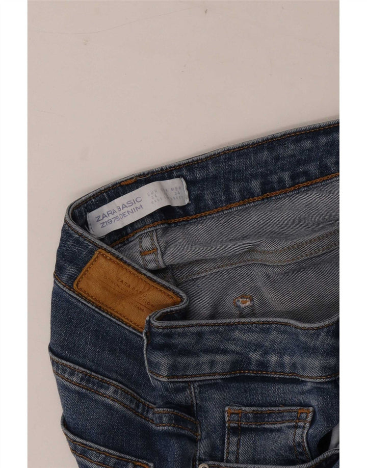 Blugi slim pentru femei Zara EU 34 2XS W24 L26 Albastru