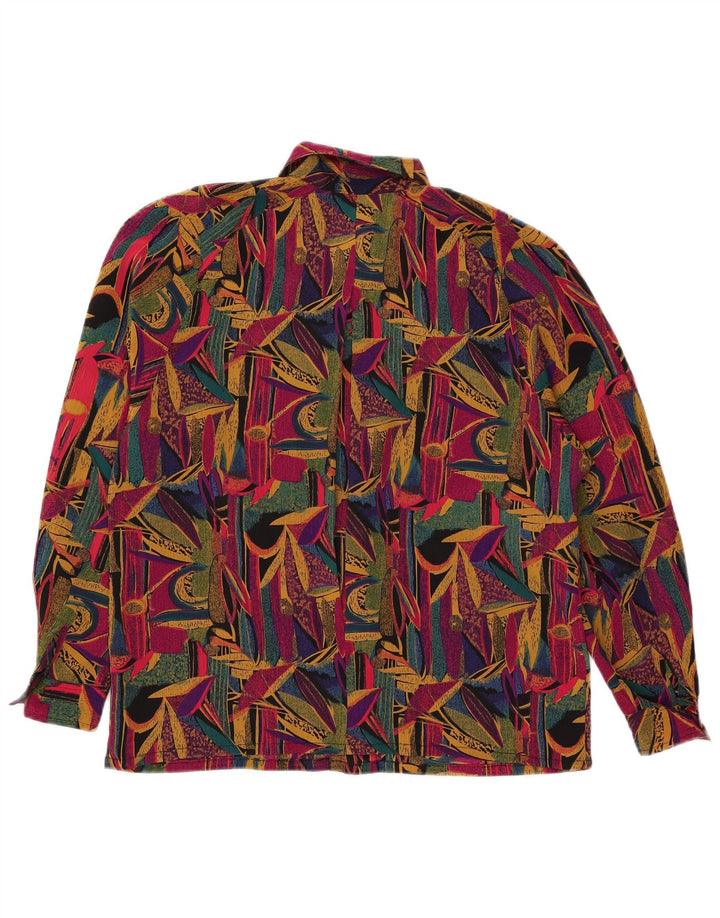 Bluză cămașă supradimensionată pentru femei TESS US 6 Medium Multicolor Floral