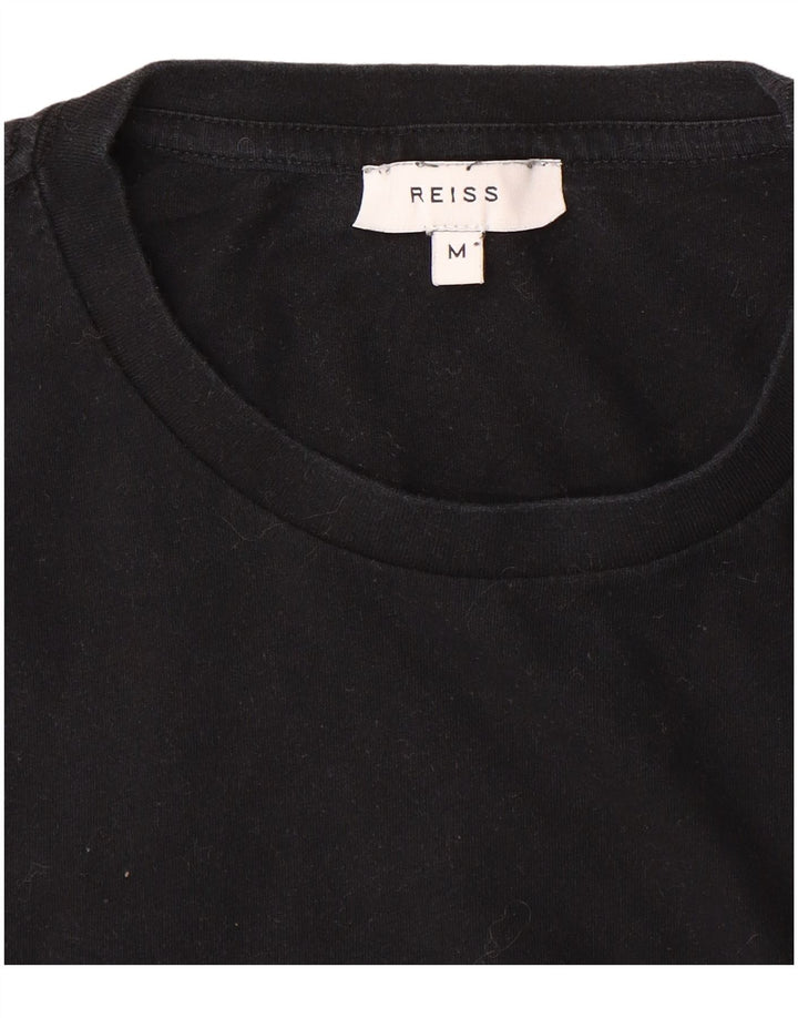Tricou pentru bărbați Reiss Top Mediu Negru