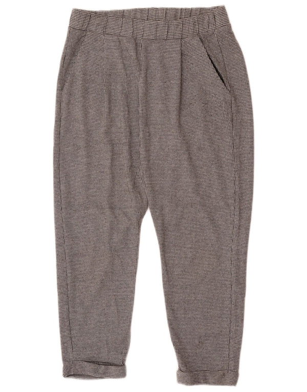 Pantaloni tăiați pentru femei Marks & Spencer UK 12 Medium W28 L24 Gri