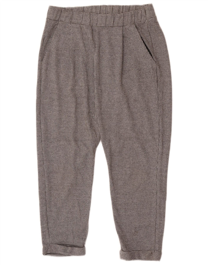 Pantaloni tăiați pentru femei Marks & Spencer UK 12 Medium W28 L24 Gri